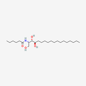 Chemical structure of Caprooyl Phytosphingosine