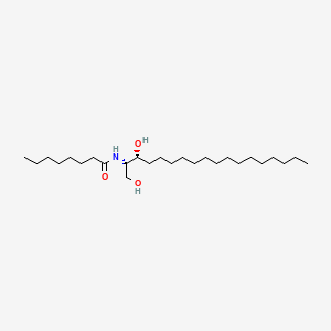 Chemical structure of C8 dihydro Ceramide (d18:0/8:0)