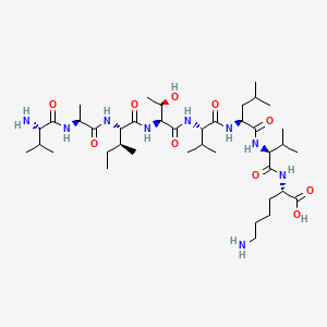 Chemical structure of CALP1 (trifluoroacetate salt)