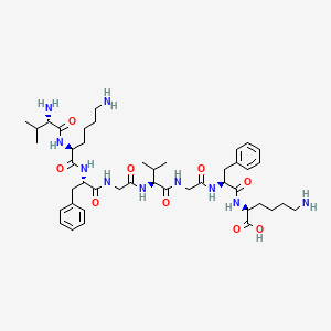 Chemical structure of CALP3 (trifluoroacetate salt)