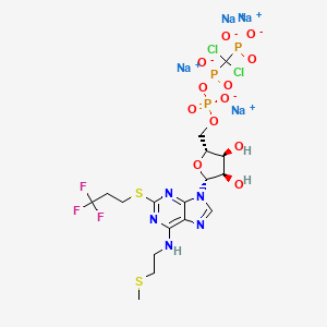 Chemical structure of Cangrelor Tetrasodium