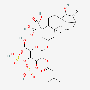 Chemical structure of Carboxyatractyloside (potassium salt)