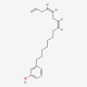 Chemical structure of Cardanol triene
