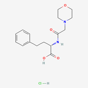 Chemical structure of Carfilzomib Impurity 13 hydrochloride