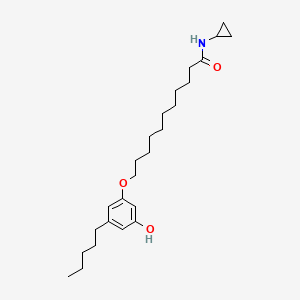 Chemical structure of CB-25