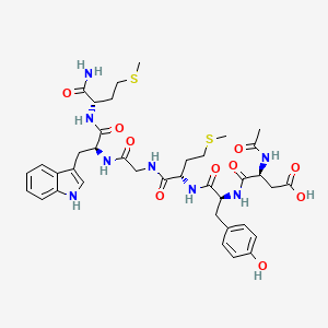 Chemical structure of CCK (26-31) (non-sulfated)