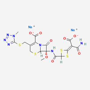 Chemical structure of Cefotetan disodium