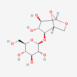 Chemical structure of Cellobiosan