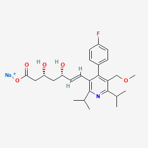 Chemical structure of Cerivastatin Sodium