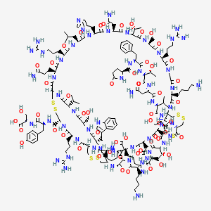 Chemical structure of Charybdotoxin (trifluoroacetate salt)