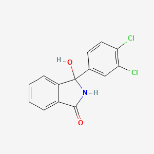 Chemical structure of Chlorthalidone Impurity G
