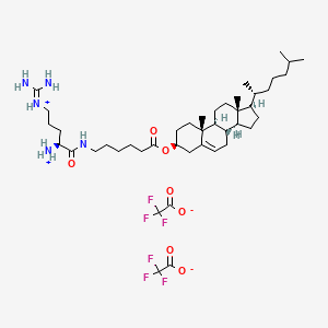 Chemical structure of Cho-Arg (trifluoroacetate salt)