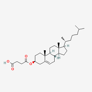 Chemical structure of Cholesteryl Hemisuccinate