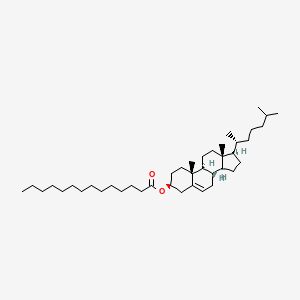 Chemical structure of Cholesteryl Myristate