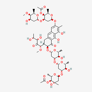 Chemical structure of Chromomycin A3