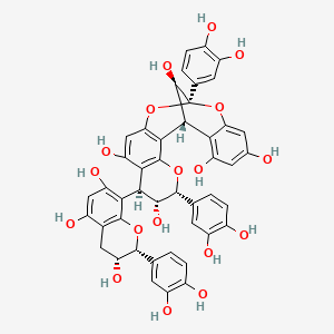 Chemical structure of Cinnamtannin B1