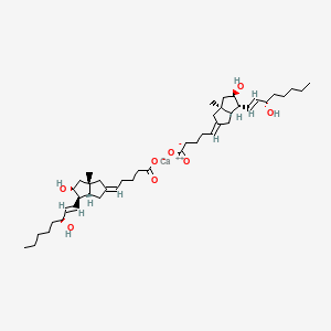 Chemical structure of Ciprostene Calcium