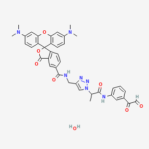 Chemical structure of Rhodamine Phenylglyoxal Hydrate