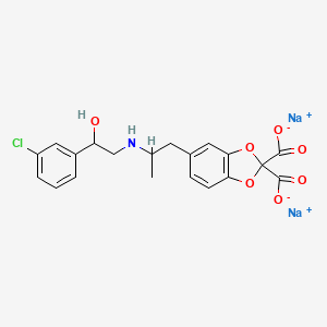 Chemical structure of CL 316,243 (disodium salt)