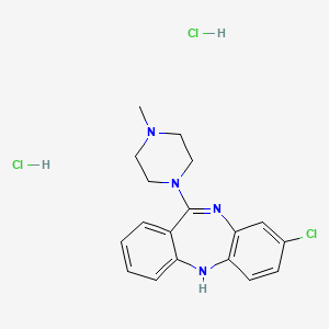 Chemical structure of Clozapine (hydrochloride)