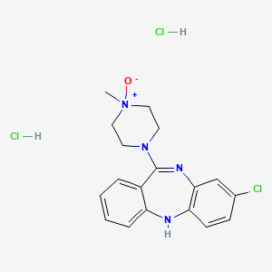 Chemical structure of Clozapine N-oxide (hydrochloride)