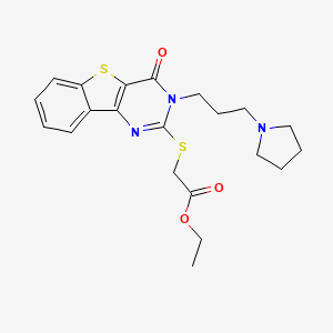 Chemical structure of CM037