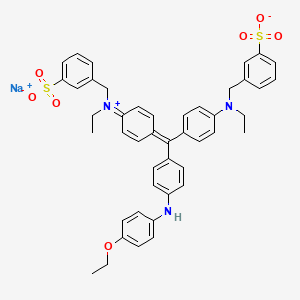 Chemical structure of Coomassie Blue R-250