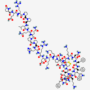 Chemical structure of Cortistatin-29 (rat) trifluoroacetate salt