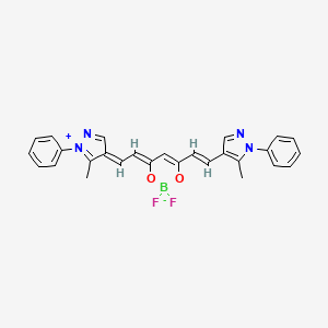 Chemical structure of CRANAD 28