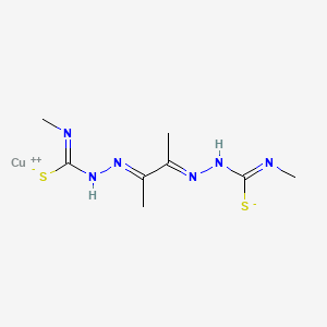 Chemical structure of Cu-ATSM