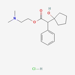 Chemical structure of Cyclopentolate Hydrochloride