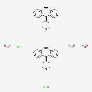Chemical structure of Cyproheptadine (hydrochloride hydrate)