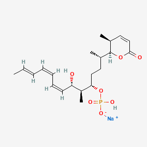 Chemical structure of Cytostatin (sodium salt)
