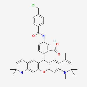 Chemical structure of CytoTrace Red CMTPX