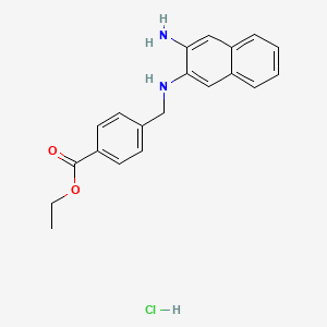 Chemical structure of DAN-1 EE (hydrochloride)