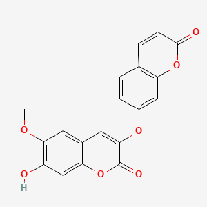 Chemical structure of Daphnoretin