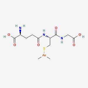 Chemical structure of Darinaparsin