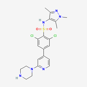 Chemical structure of DDD85646