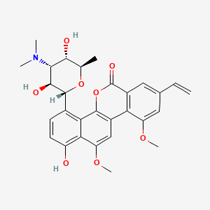 Chemical structure of Deacetylravidomycin