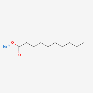 Chemical structure of Sodium Caprate