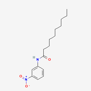 Chemical structure of Decanoyl m-Nitroaniline