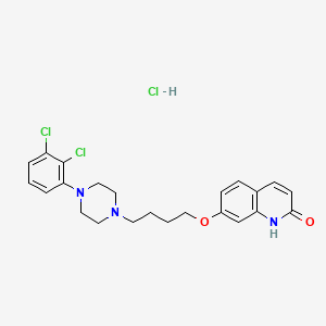 Chemical structure of Dehydro Aripiprazole Hydrochloride
