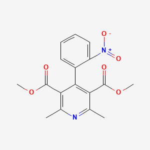 Chemical structure of Dehydronifedipine