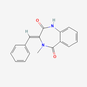 Chemical structure of Dehydrocyclopeptine