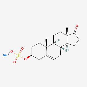 Chemical structure of Sodium Prasterone Sulfate