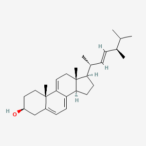 Chemical structure of Dehydroergosterol