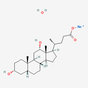 Chemical structure of Deoxycholic Acid (sodium salt hydrate)