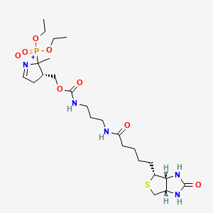 Chemical structure of DEPMPO-biotin