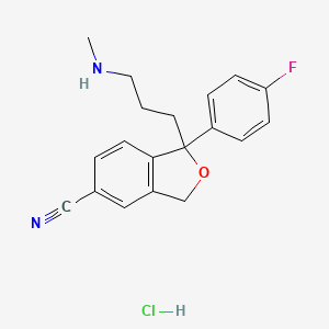 Chemical structure of Desmethyl citalopram hydrochloride