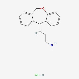 Chemical structure of Desmethyldoxepin hydrochloride